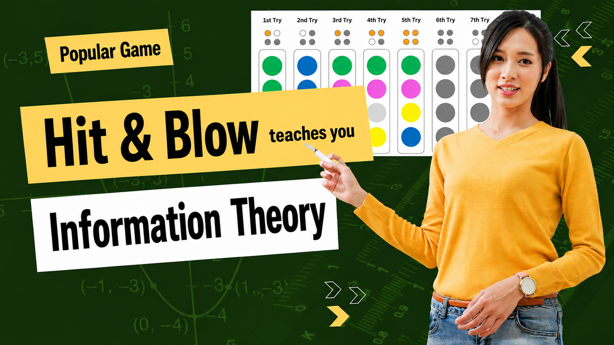 Information Theory Through the Popular Game "Hit & Blow"