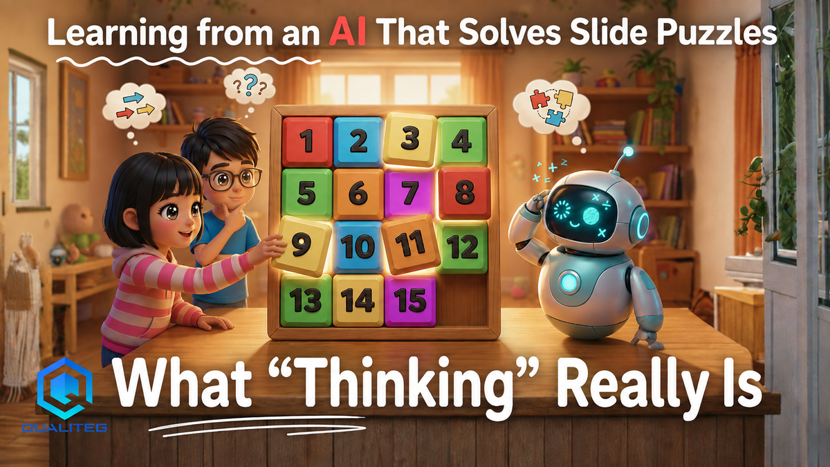 What "Thinking" Really Is: Lessons from an AI That Solves Sliding Puzzles