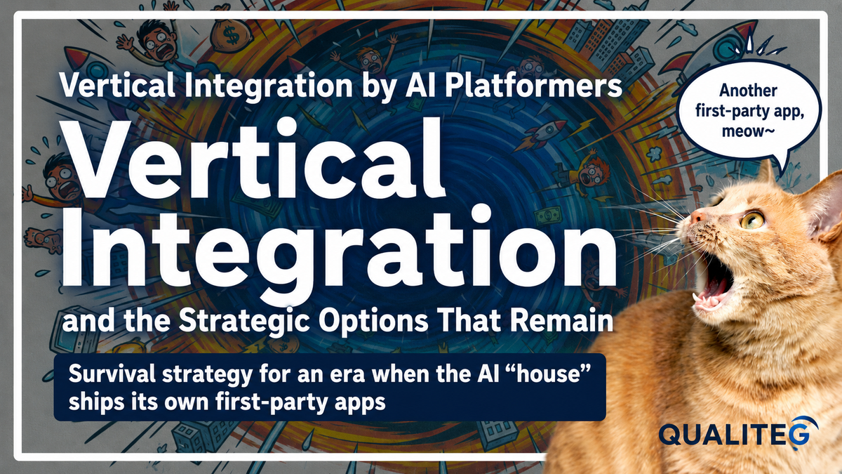 Vertical Integration by AI Platform Providers, and the Strategic Options That Remain