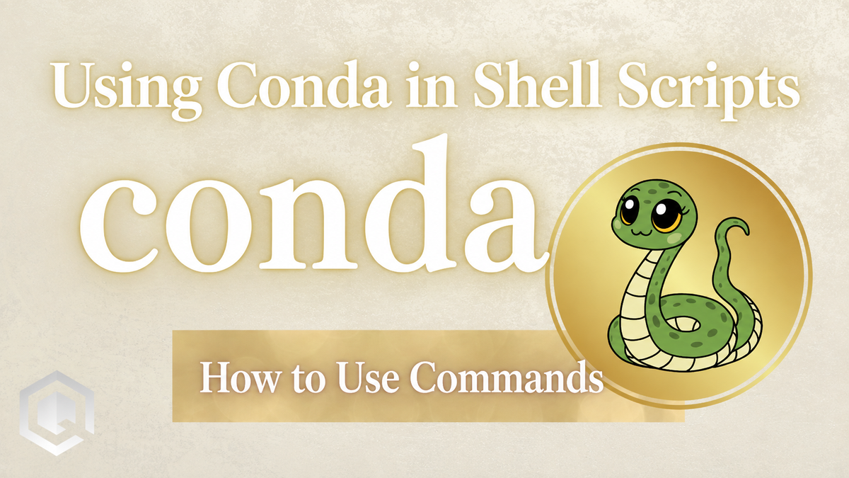 How to Use the conda Command from Shell Scripts