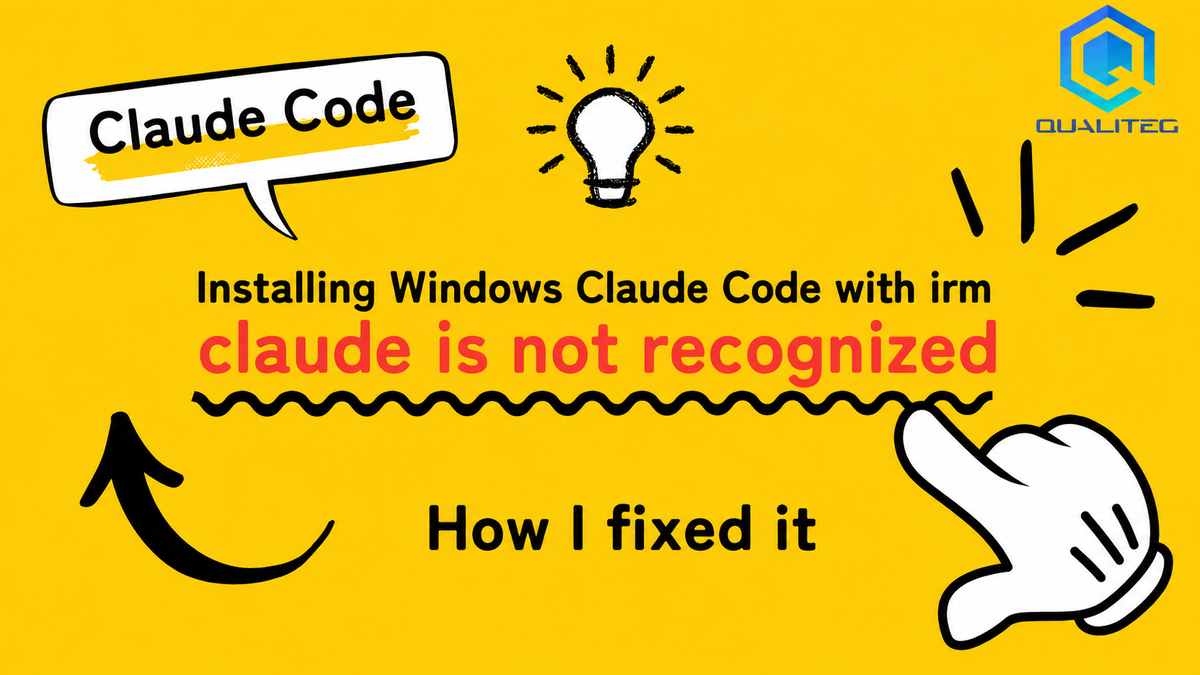 Fixing "claude is not recognized" After Installing Claude Code on Windows with irm