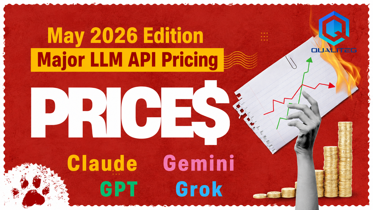 LLM API Pricing: Claude / GPT / Gemini / Grok Compared (as of May 13, 2026)