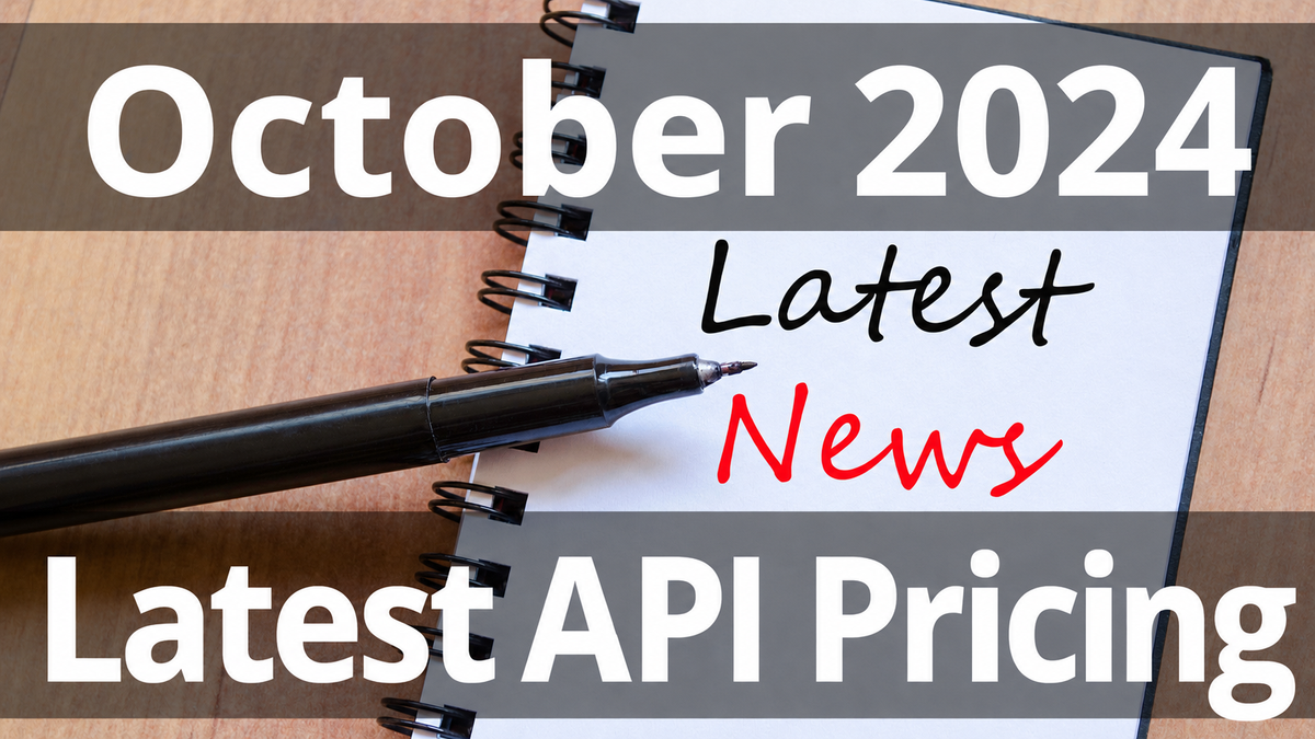 Latest API Pricing — October 2024