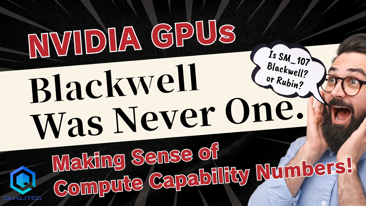 "Blackwell" Was Never One Compute Capability. Making Sense of NVIDIA's Compute Capability Numbers