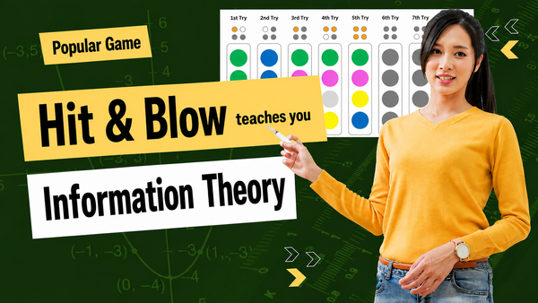Information Theory Through the Popular Game "Hit & Blow"