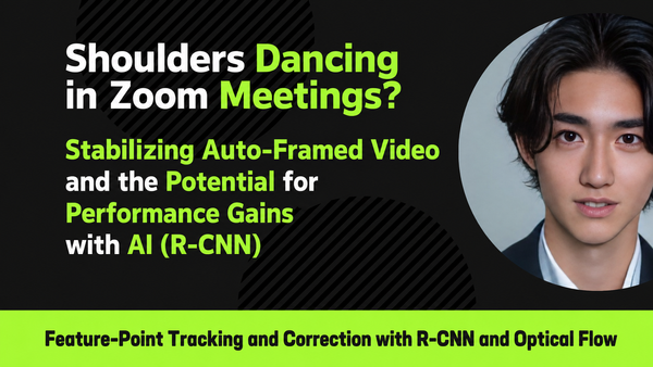 Dancing Shoulders in Zoom Meetings? Auto-Framing Video Stabilization and How AI Can Take It Further