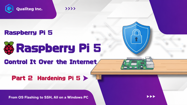 Hardening a Raspberry Pi 5: SSH keys, UFW, fail2ban — and the trap where IPv6 comes back after a reboot